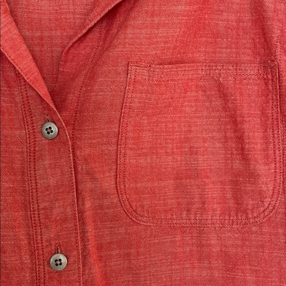 MADEWELL Coral chambray shirt - Picture 4 of 4